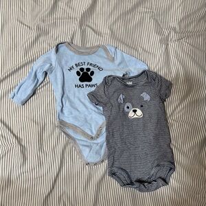 Child of Mine Dog lover Bodysuit Set